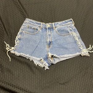 PAC Sun Los Angeles High Rise Side Tie Short Size 27